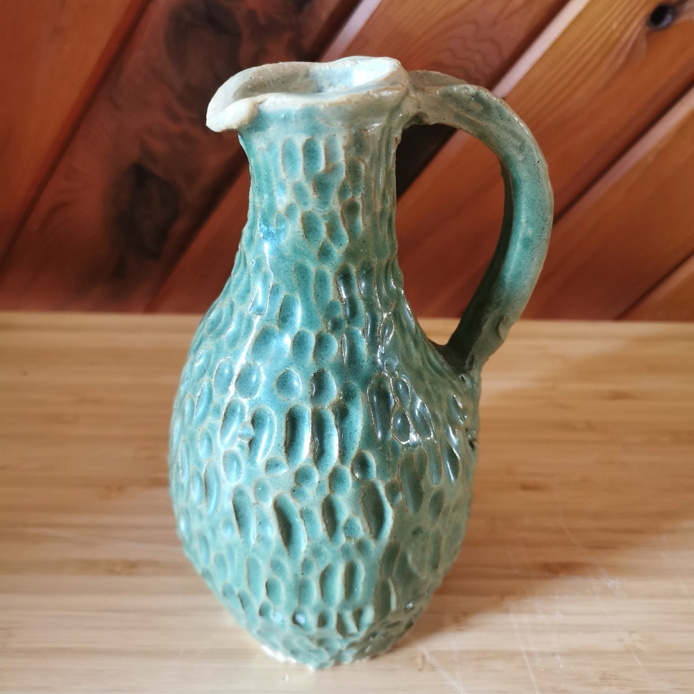 Vintage Pottery Pitcher Vase